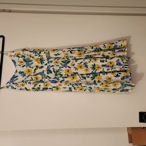 Old Navy Skater Skirt Tropical Sundress Small